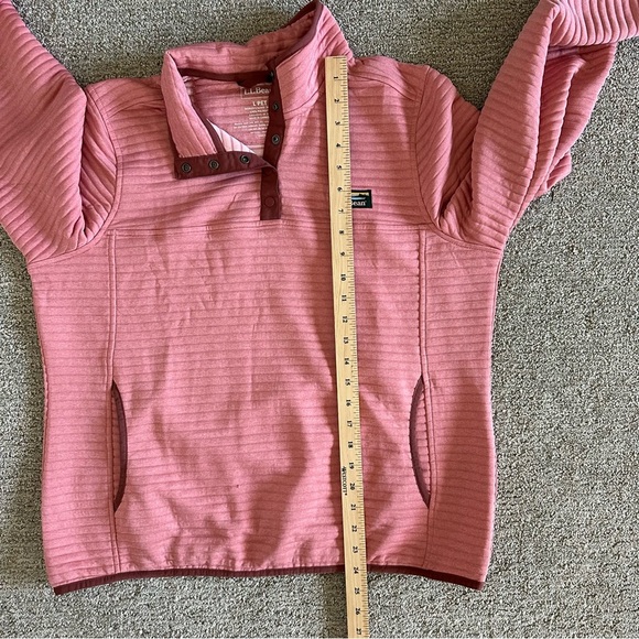 LL Bean Airlight Knit Pullover Size Large Petite - Picture 4 of 6